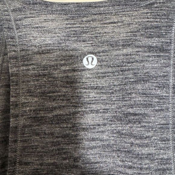 Lululemon Open-Back Muscle Tank - Space Dye Grey - Lightweight & Breathable Sz:S - Picture 5 of 7